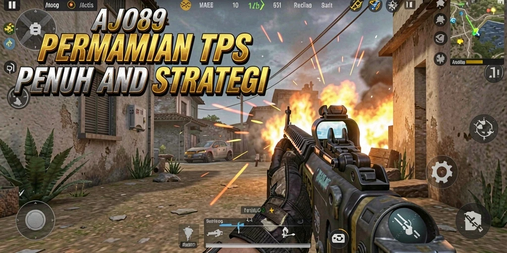 Gameplay menegangkan AJO89 dengan pertempuran seru.
