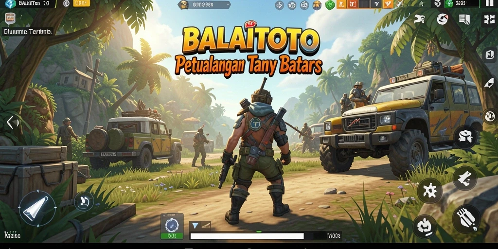 Screenshot BALAITOTO menampilkan dunia terbuka yang penuh warna dan petualangan.