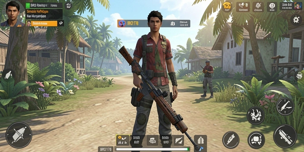 Screenshot utama BRO178 menampilkan interaksi gameplay yang menarik.