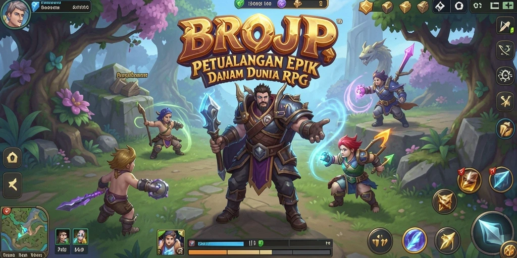 Tampilan gameplay <strong>BROJP</strong> yang menampilkan aksi pertarungan yang mendebarkan.