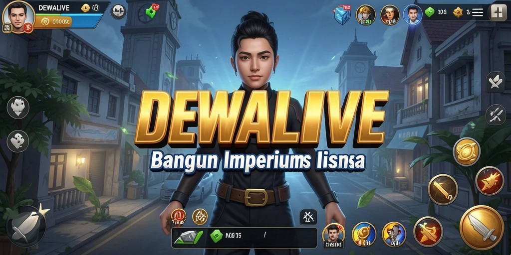 Screenshot gameplay DEWALIVE menampilkan keseruan berbisnis.