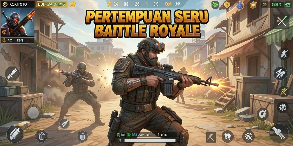Tampilan seru dari gameplay KOKITOTO yang mendebarkan.