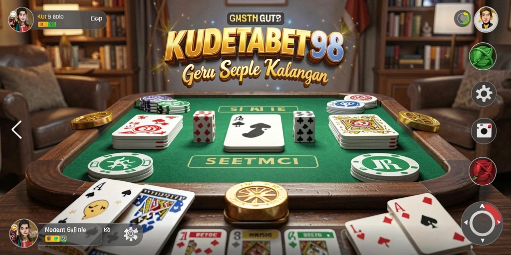 Tampilan gameplay Gaple yang menarik di KUDETABET98.