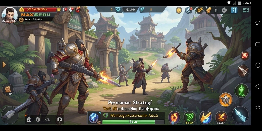 Tangkap momen seru dalam permainan strategi MAXSERU.