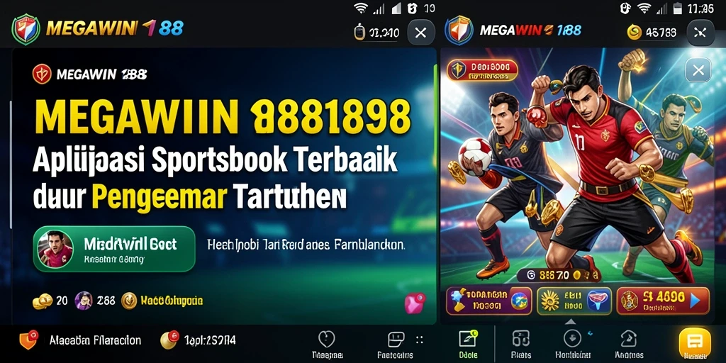 Tampilan antarmuka MEGAWIN188 yang menarik dan interaktif.