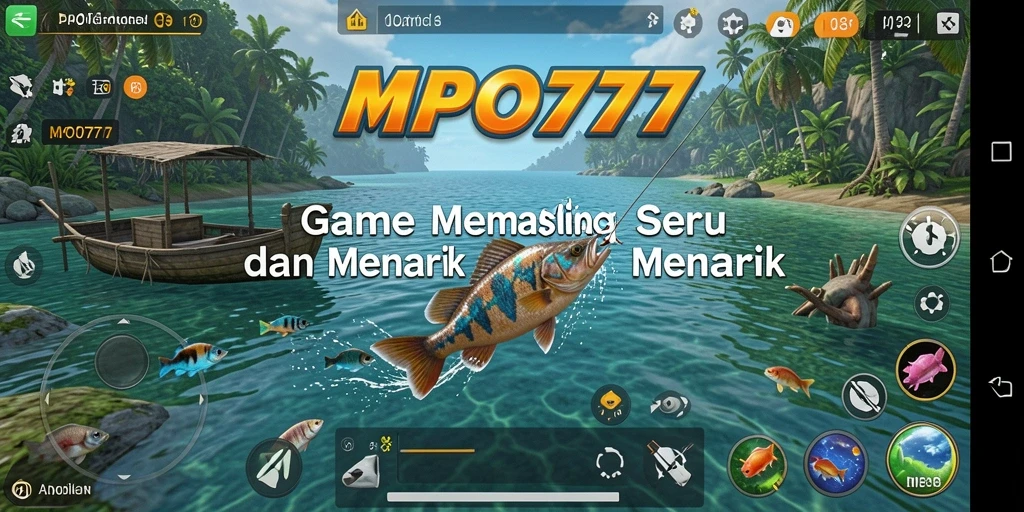 Gameplay seru dengan pengalaman memancing yang mendebarkan.