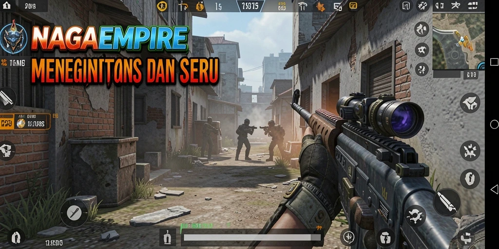 Gameplay intens dengan aksi tembak-menembak yang seru di NAGAEMPIRE.