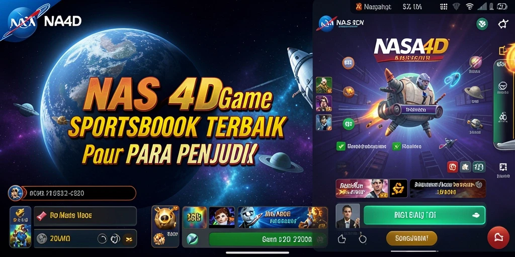 Tampilan antarmuka pengguna NASA4D yang menarik dan interaktif.