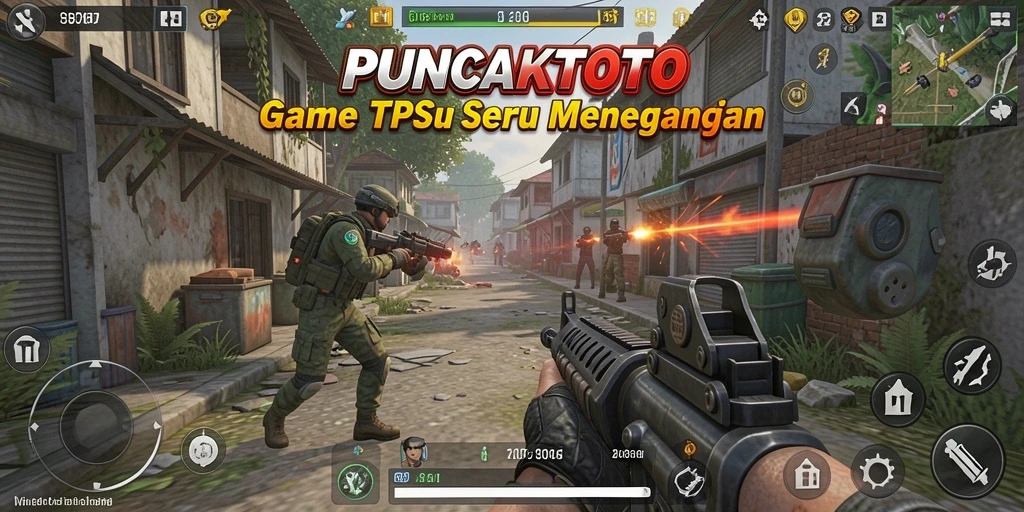 Tampilan gameplay seru dan penuh aksi dari PUNCAKTOTO.