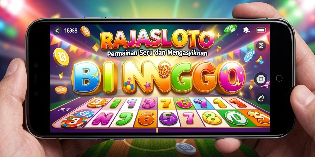 Screenshot gameplay RAJASLOTO yang menampilkan keseruan permainan Bingo.