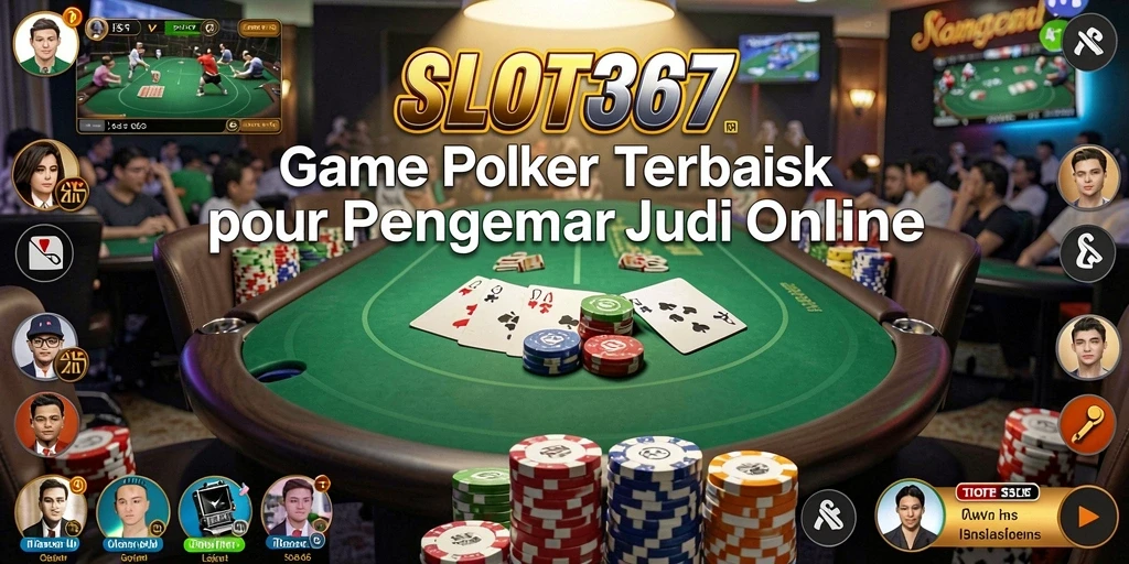 Screenshot SLOT367 menampilkan gameplay poker yang mendebarkan.