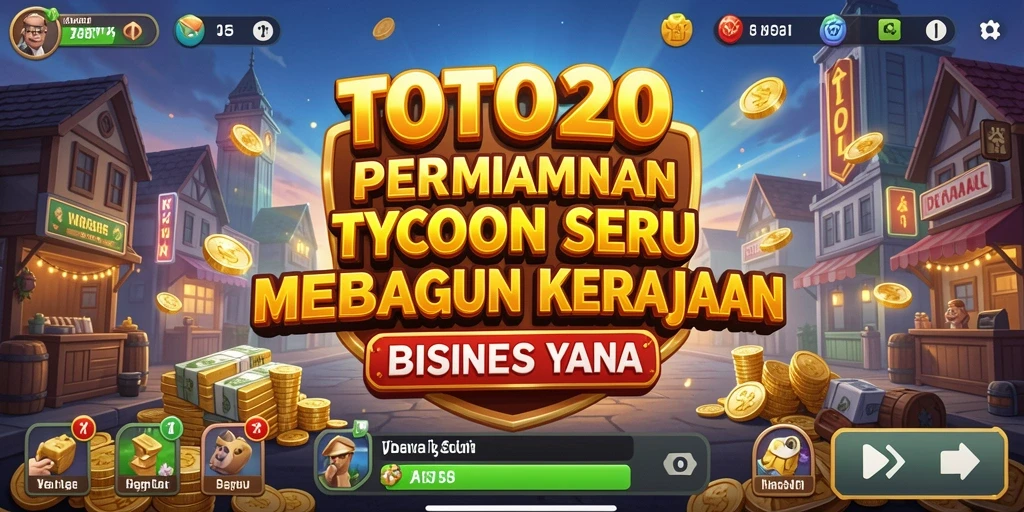 Tampilan gameplay TOTO20 yang menarik dan interaktif dalam membangun bisnis.